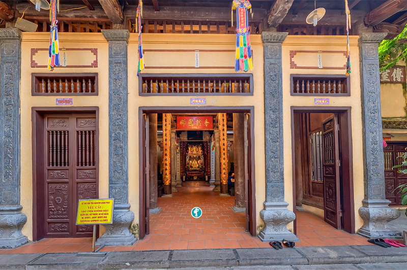 Chánh điện chùa Lý Quốc Sư uy nghiêm