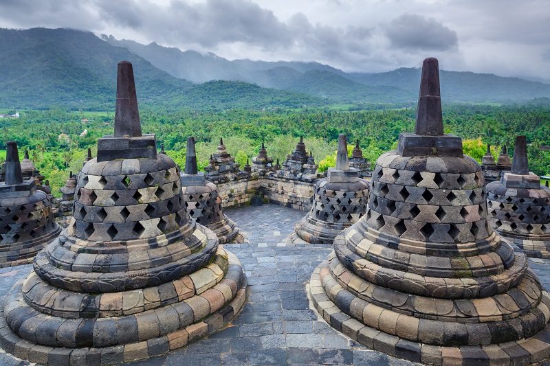 Đền Borobudur đến đây vẫn chưa tìm ra được nguồn gốc chính xác có từ khi nào