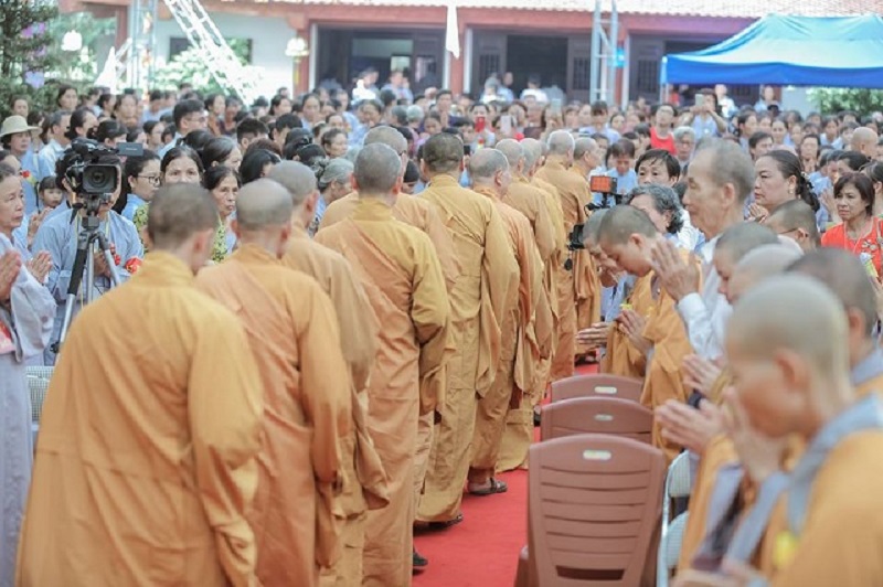 Thiền Viện Trúc Lâm Sùng Phúc hàng năm đón rất nhiều tăng ni, Phật tử thập phương